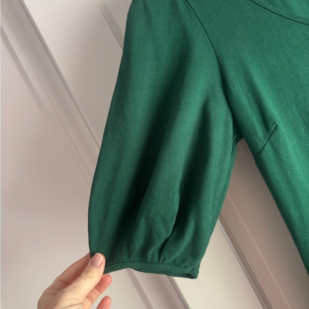 Velvet by Graham & Spencer for Anthropologie Emerald Mini Dress - Picture 4 of 9